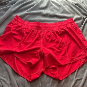 lululemon athletica Bright Red Athletic Shorts